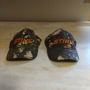 3 camo hats